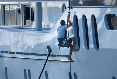 Surface works for yachts